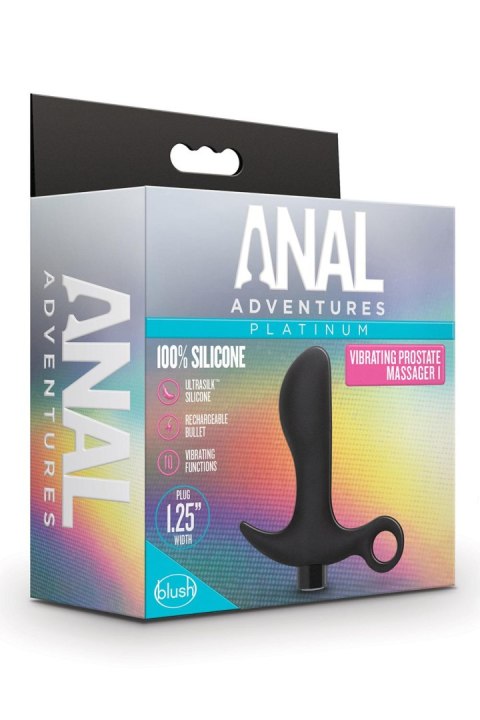 BLUSH ANAL ADVENTURES PLATINUM PROSTATE MASSAGER 01 BLUSH ANAL ADVENTURES PLATINUM PROSTATE MASSAGER 01