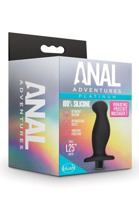 BLUSH ANAL ADVENTURES PLATINUM PROSTATE MASSAGER 02 BLUSH ANAL ADVENTURES PLATINUM PROSTATE MASSAGER 02