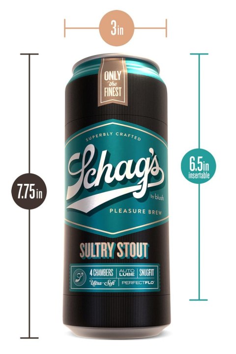 BLUSH MASTURBATOR SCHAG'S SULTRY STOUT FROSTED BLUSH MASTURBATOR SCHAG'S SULTRY STOUT FROSTED