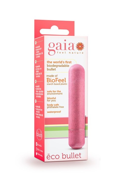 BLUSH WIBRATOR GAIA ECO BULLET CORAL BLUSH WIBRATOR GAIA ECO BULLET CORAL