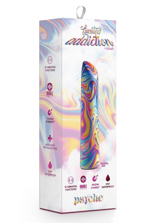 BLUSH WIBRATOR LIMITED ADDICTION PSYCHE POWER VIBE RAINBOW BLUSH WIBRATOR LIMITED ADDICTION PSYCHE POWER VIBE RAINBOW