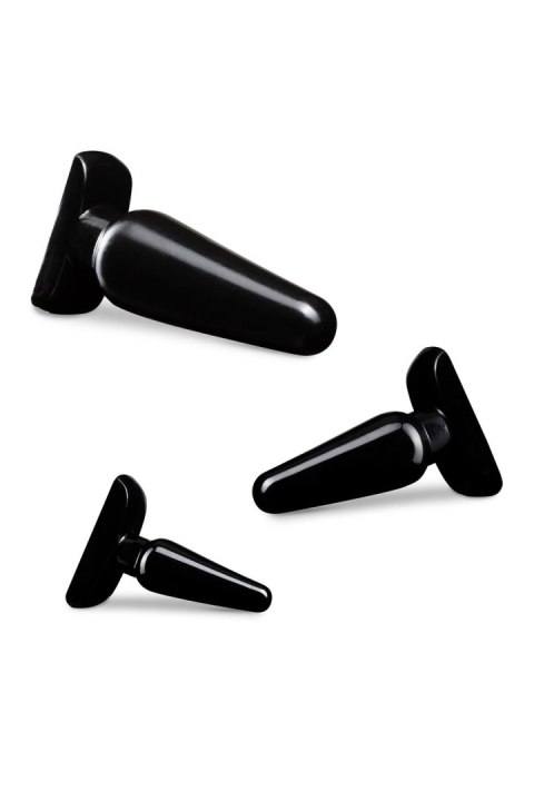 BLUSH ZESTAW KORKÓW ANAL ADVENTURES BASIC PLUG KIT BLACK BLUSH ZESTAW KORKÓW ANAL ADVENTURES BASIC PLUG KIT BLACK