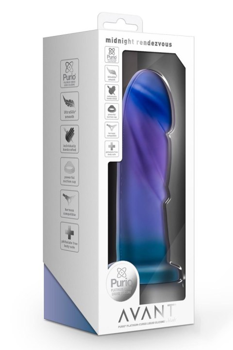 DILDO AVANT MIDNIGHT RENDEZVOUS OCEAN BLUE DILDO AVANT MIDNIGHT RENDEZVOUS OCEAN BLUE
