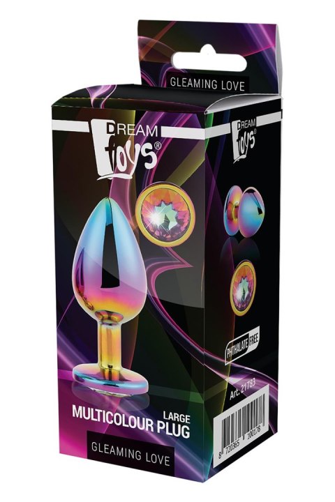 DREAMTOYS KOREK ANALNY GLEAMING LOVE MULTICOLOUR PLUG LARGE DREAMTOYS KOREK ANALNY GLEAMING LOVE MULTICOLOUR PLUG LARGE