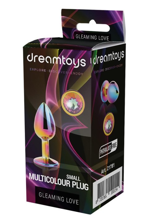 DREAMTOYS KOREK ANALNY GLEAMING LOVE MULTICOLOUR PLUG SMALL DREAMTOYS KOREK ANALNY GLEAMING LOVE MULTICOLOUR PLUG SMALL