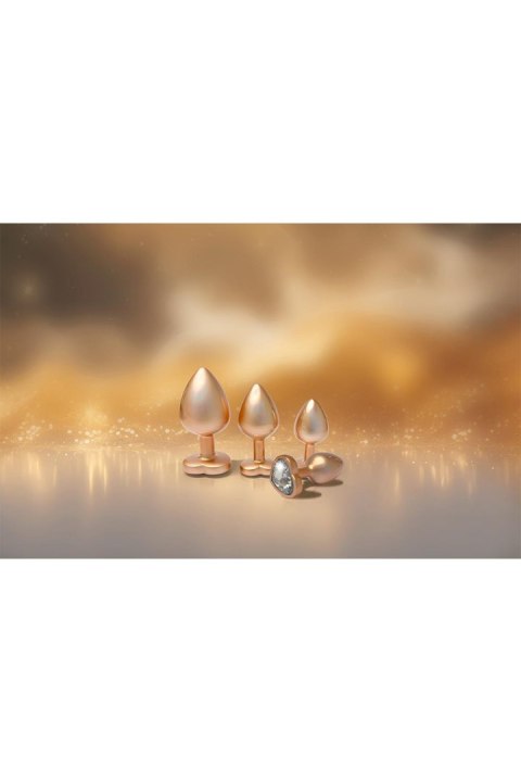 DREAMTOYS KOREK ANALNY GLEAMING LOVE PEARL GOLD PLUG SMALL DREAMTOYS KOREK ANALNY GLEAMING LOVE PEARL GOLD PLUG SMALL