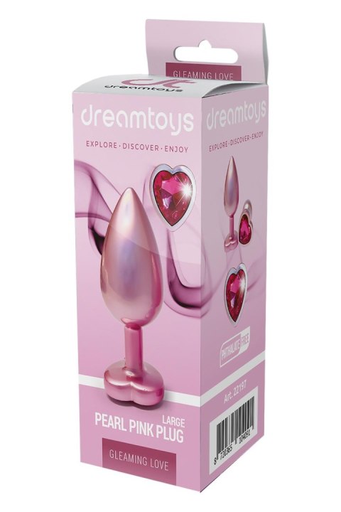 DREAMTOYS KOREK ANALNY GLEAMING LOVE PEARL PINK PLUG LARGE DREAMTOYS KOREK ANALNY GLEAMING LOVE PEARL PINK PLUG LARGE