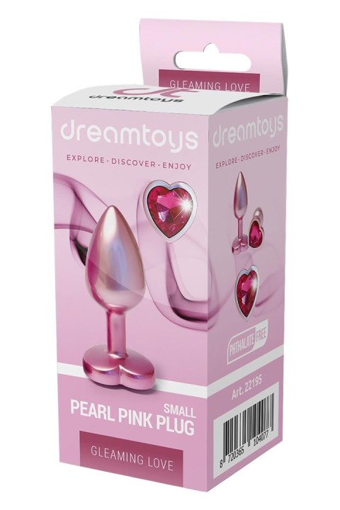 DREAMTOYS KOREK ANALNY GLEAMING LOVE PEARL PINK PLUG SMALL DREAMTOYS KOREK ANALNY GLEAMING LOVE PEARL PINK PLUG SMALL