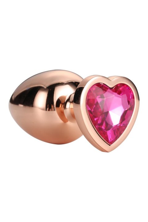 DREAMTOYS KOREK ANALNY GLEAMING LOVE ROSE GOLD PLUG SMALL DREAMTOYS KOREK ANALNY GLEAMING LOVE ROSE GOLD PLUG SMALL