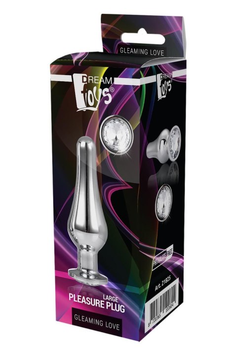 DREAMTOYS KOREK ANALNY GLEAMING LOVE SILVER PLEASURE PLUG L DREAMTOYS KOREK ANALNY GLEAMING LOVE SILVER PLEASURE PLUG L