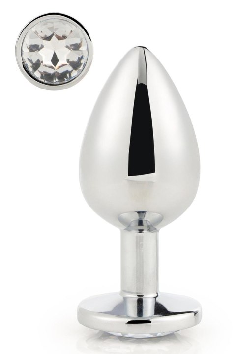 DREAMTOYS KOREK ANALNY GLEAMING LOVE SILVER PLUG LARGE DREAMTOYS KOREK ANALNY GLEAMING LOVE SILVER PLUG LARGE