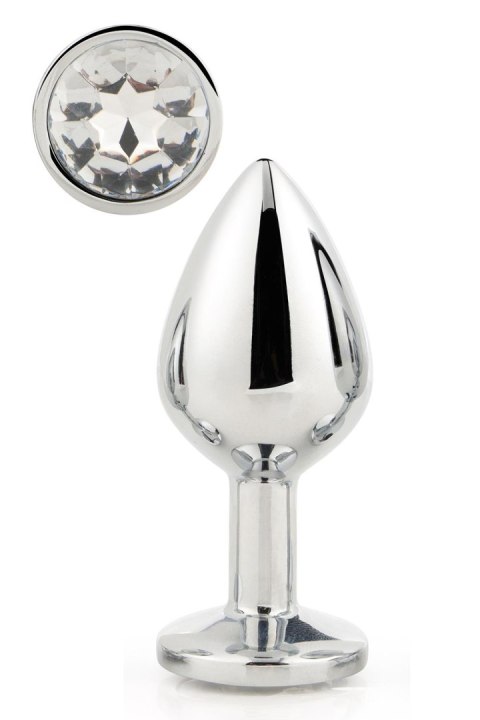 DREAMTOYS KOREK ANALNY GLEAMING LOVE SILVER PLUG MEDIUM DREAMTOYS KOREK ANALNY GLEAMING LOVE SILVER PLUG MEDIUM