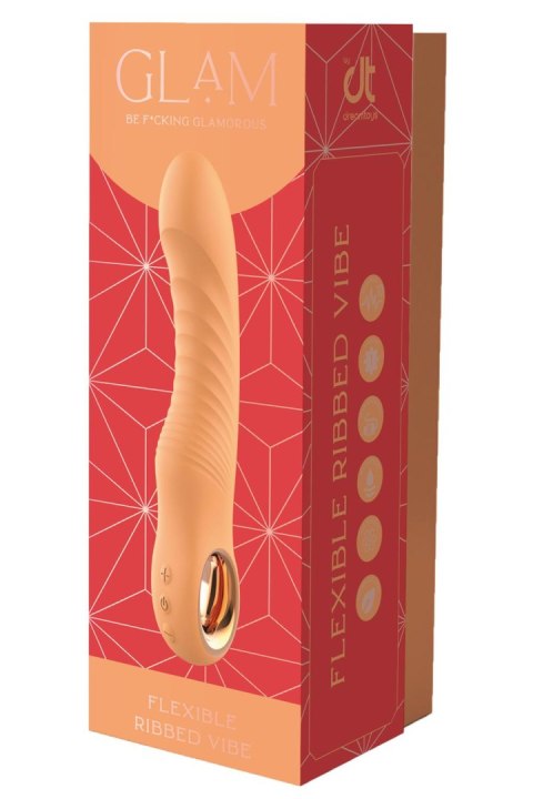 DREAMTOYS WIBRATOR GLAM FLEXIBLE RIBBED VIBE DREAMTOYS WIBRATOR GLAM FLEXIBLE RIBBED VIBE