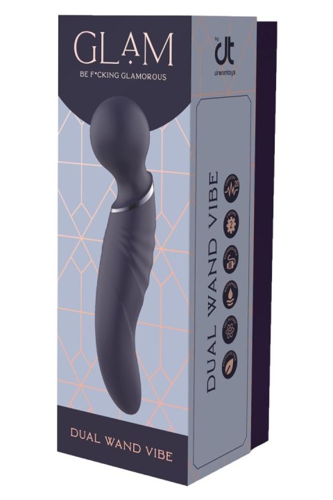 DREAMTOYS WIBRATOR RÓŻDŻKA GLAM DUAL WAND VIBE DREAMTOYS WIBRATOR RÓŻDŻKA GLAM DUAL WAND VIBE