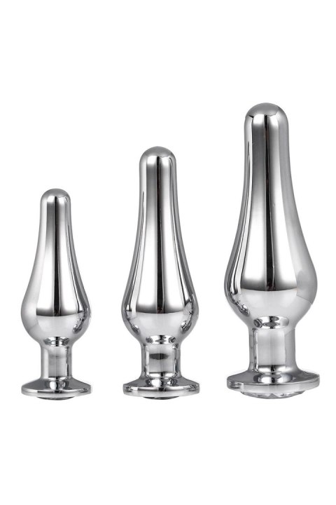 DREAMTOYS ZESTAW KORKÓW GLEAMING LOVE PLEASURE SET SILVER DREAMTOYS ZESTAW KORKÓW GLEAMING LOVE PLEASURE SET SILVER