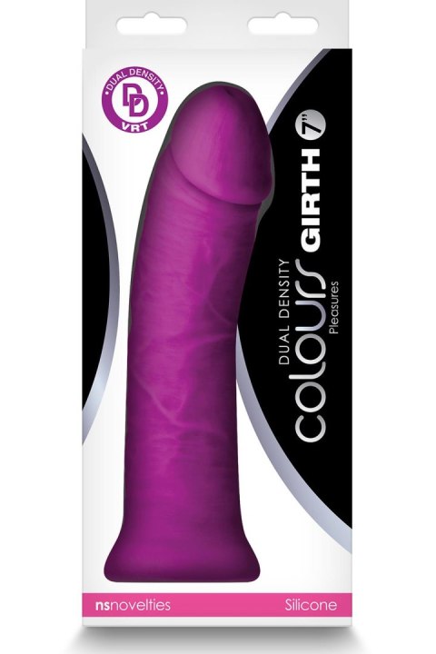 NS NOVELTIES COLOURS DUAL DENSITY 7 INCH GIRTH DILDO PURPLE NS NOVELTIES COLOURS DUAL DENSITY 7 INCH GIRTH DILDO PURPLE