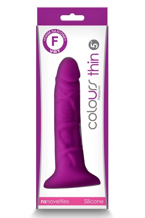 NS NOVELTIES COLOURS PLEASURES THIN 5 INCH DILDO PURPLE NS NOVELTIES COLOURS PLEASURES THIN 5 INCH DILDO PURPLE
