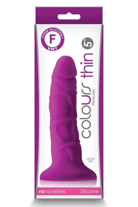 NS NOVELTIES COLOURS PLEASURES THIN 5 INCH DILDO PURPLE NS NOVELTIES COLOURS PLEASURES THIN 5 INCH DILDO PURPLE
