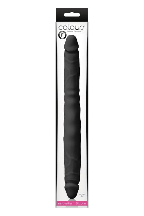 NS NOVELTIES PODWÓJNE DILDO COLOURS DOUBLE PLEASURES BLACK NS NOVELTIES PODWÓJNE DILDO COLOURS DOUBLE PLEASURES BLACK