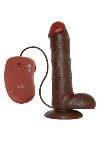 Wibrator-REALISTIC VIBRATOR REAL RAPTURE BROWN 10"