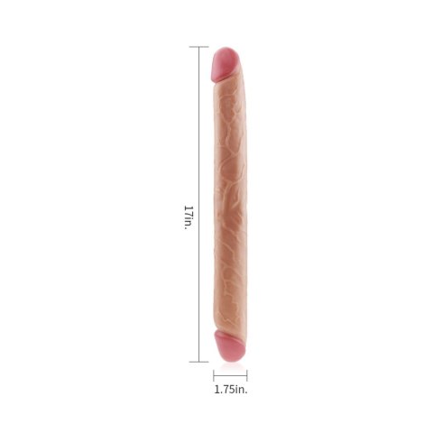 17" King Size Realistic Slim Ultra Double Dildo