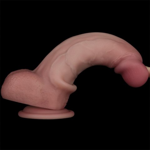 8'' Sliding Skin Pro II Dual Layer Silicone Dong