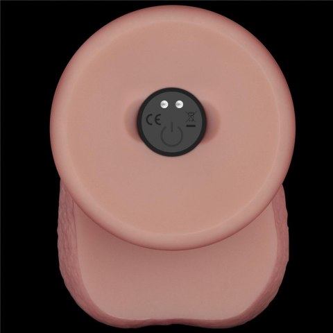 8" Vibrating Sliding Skin Pro II Dual Layer Silicone Dong