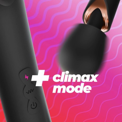 CRUSHIOUS HOLLY RECHARGEABLE WAND MASSAGER BLACK