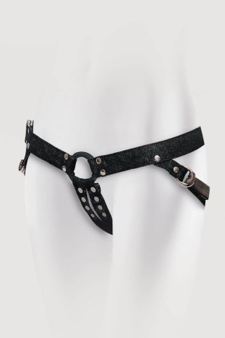 Adrien Lastic Bawełniany Strap-on Lastic Strap-on Rose-Black