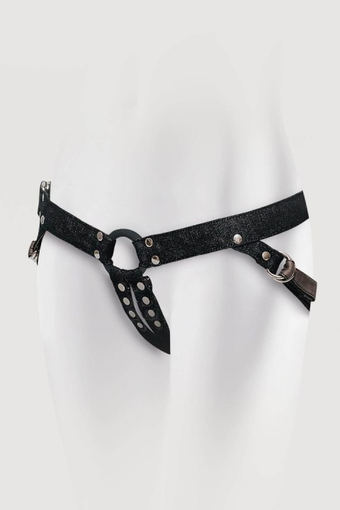 Adrien Lastic Bawełniany Strap-on Lastic Strap-on Rose-Black Adrien Lastic Bawełniany Strap-on Lastic Strap-on Rose-Black