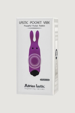 Adrien Lastic Mini Wibrator Króliczek Lastic Pocket Vibe Lila