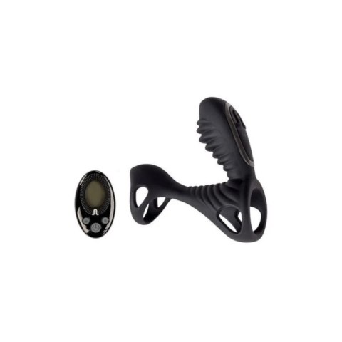 Adrien Lastic Pierścień Uciskowy na Penisa Gladiator F + LRS Black Adrien Lastic Pierścień Uciskowy na Penisa Gladiator F + LRS Black