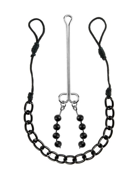 Fetish Fantasy Biżuteria Series Limited Edition Nipple & Clit Jewelry Black