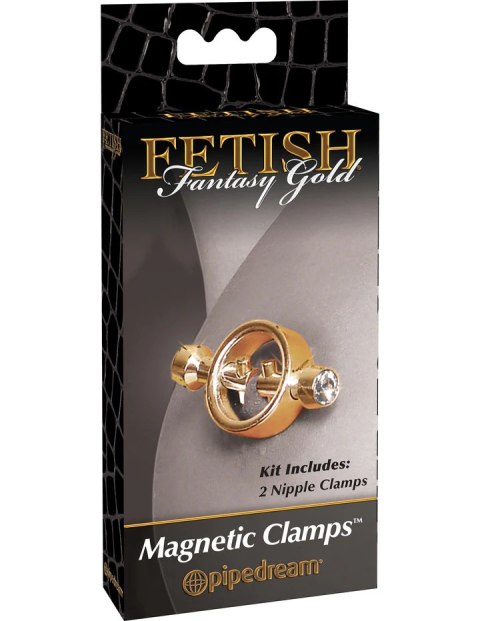 Fetish Fantasy Zaciski na Sutki Gold Magnetic Clamps Fetish Fantasy Zaciski na Sutki Gold Magnetic Clamps