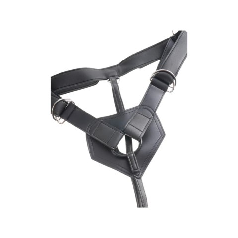 King Cock Strap on Harness with 8" Cock Brown