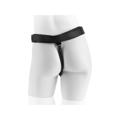 King Cock Strap on Harness with 8" Cock Brown