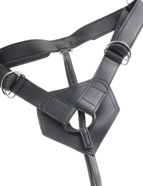 King Cock Strap on Harness with 9" Cock Black King Cock Strap on Harness with 9" Cock Black