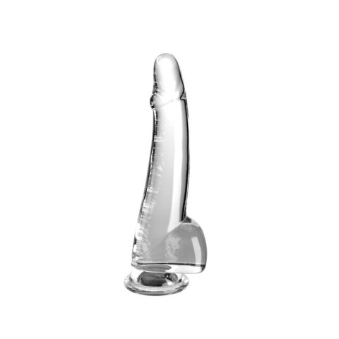 King Cock Transparentne Dildo Clear 10" with Balls King Cock Transparentne Dildo Clear 10" with Balls
