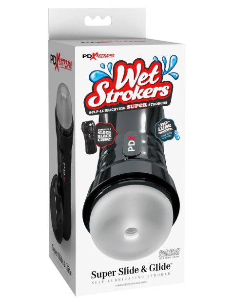 PDX Extreme Masturbator Wet Strokers Super Slide&Glide Frosted PDX Extreme Masturbator Wet Strokers Super Slide&Glide Frosted