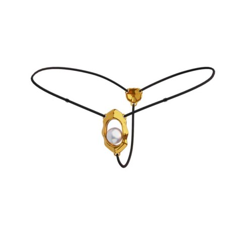 Upko "Moist Eyes" G-string Clitoral Jewelry With Bead Stimulator Upko "Moist Eyes" G-string Clitoral Jewelry With Bead Stimulator