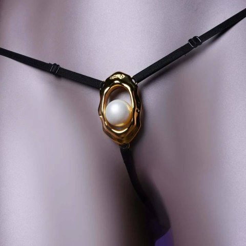 Upko "Moist Eyes" G-string Clitoral Jewelry With Bead Stimulator Upko "Moist Eyes" G-string Clitoral Jewelry With Bead Stimulator