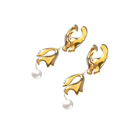 Upko luksusowe klamerki na sutki "Moist Eyes" Pearl Nipple Clamps Upko luksusowe klamerki na sutki "Moist Eyes" Pearl Nipple Clamps