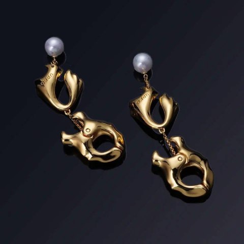 Upko luksusowe klamerki na sutki "Moist Eyes" Pearl Nipple Clamps Upko luksusowe klamerki na sutki "Moist Eyes" Pearl Nipple Clamps