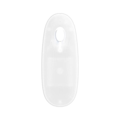 LED Vibrating Straight Cock with Balls - 7" / 18 cm - Transparent