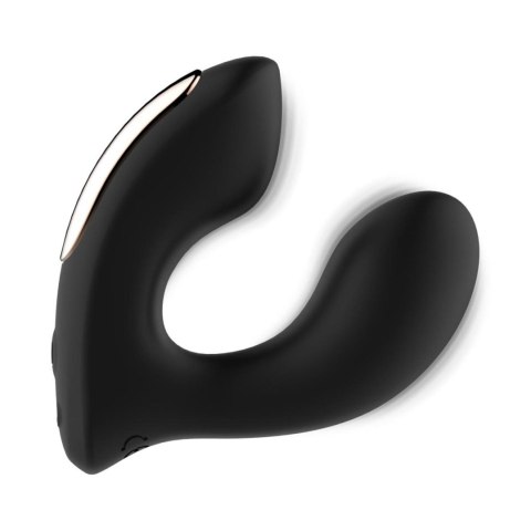 Rosy Gold - Wearable Vibrator with Luxury Charging Case - Black