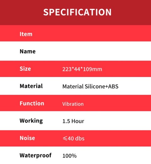Trident Red Four-point vibration