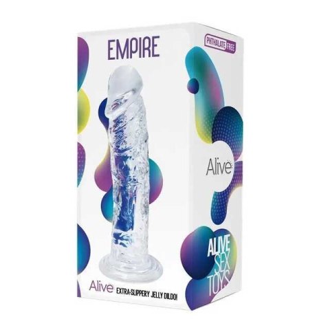 Alive Dildo 19,3 cm Empire Jelly Clear Alive Dildo 19,3 cm Empire Jelly Clear