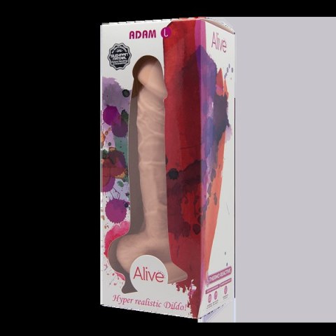 Alive Silikonowe Dildo 21,5 cm Adam L /w Silexpan Flesh Alive Silikonowe Dildo 21,5 cm Adam L /w Silexpan Flesh