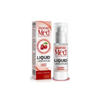 Amoreane żel stymulujący Liquid Vibrator Cherry 30ml
