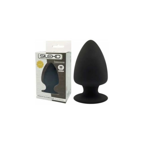 Silexd Korek Analny 11cm Plug M Black Silexd Korek Analny 11cm Plug M Black